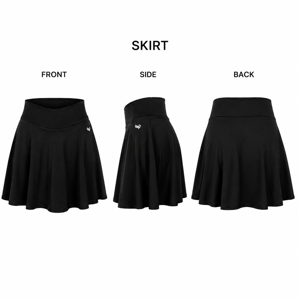 Black Skirt Set