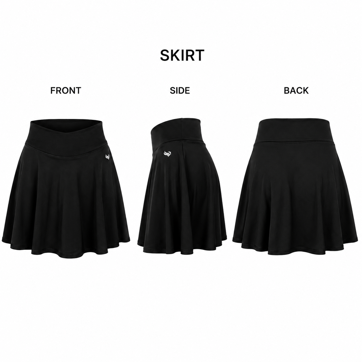 Black Skirt Set