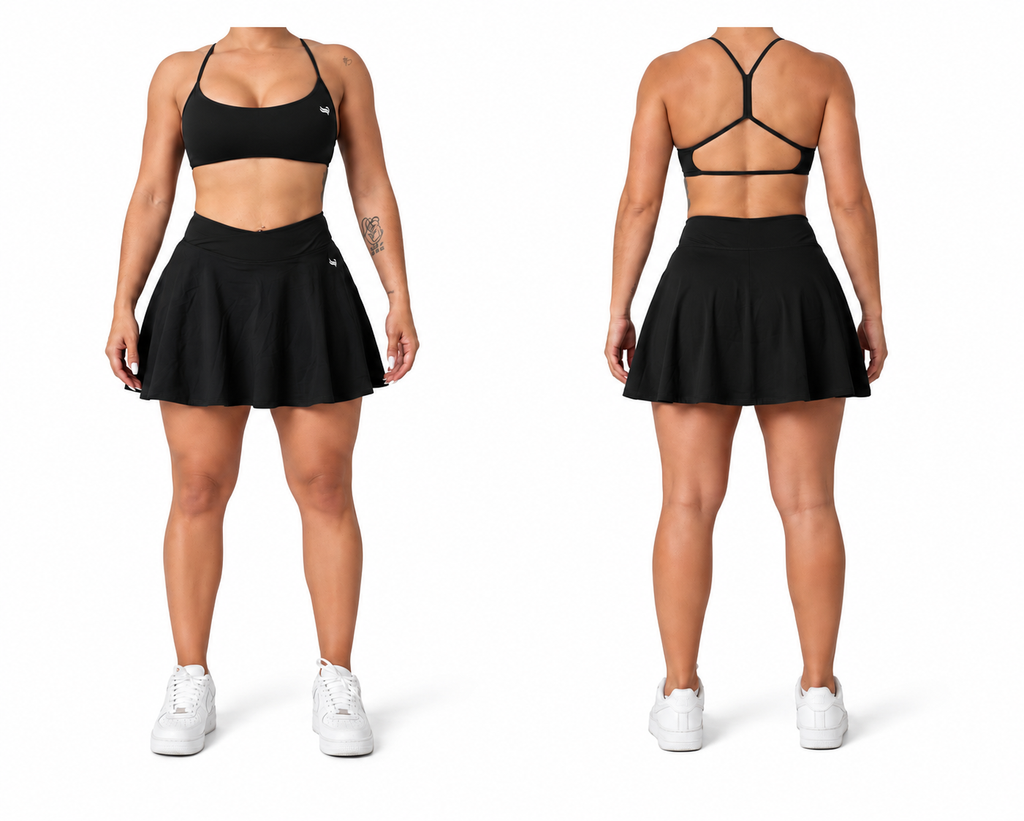 Black Skirt Set