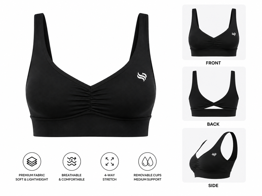 Drift Wide-Leg Lounge Set Black