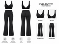 Drift Wide-Leg Lounge Set Black