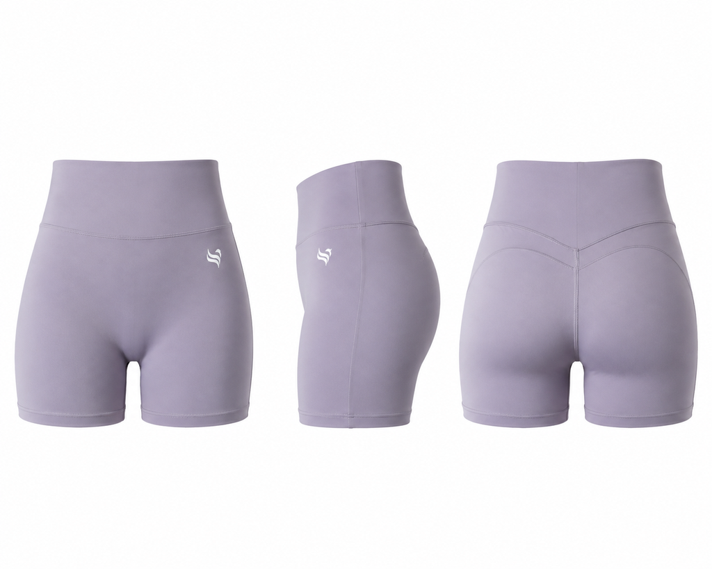 Pivot Crossback Short Set Light Purple