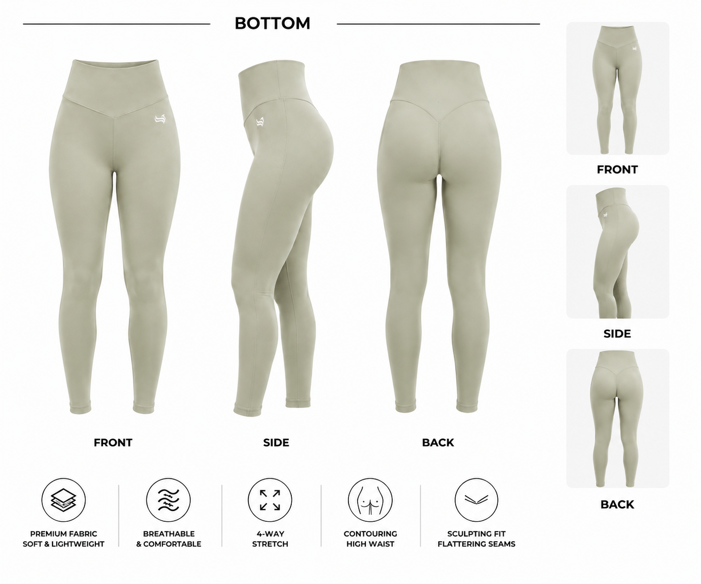Grove Ruched Legging Set