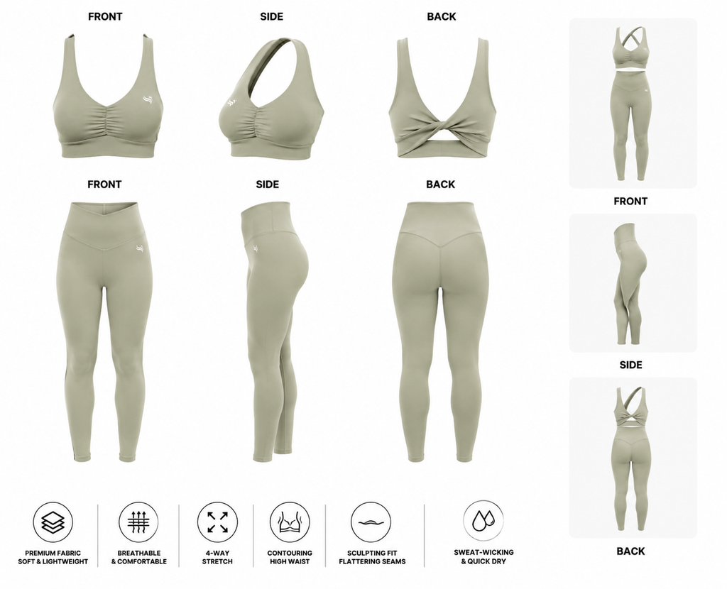 Grove Ruched Legging Set