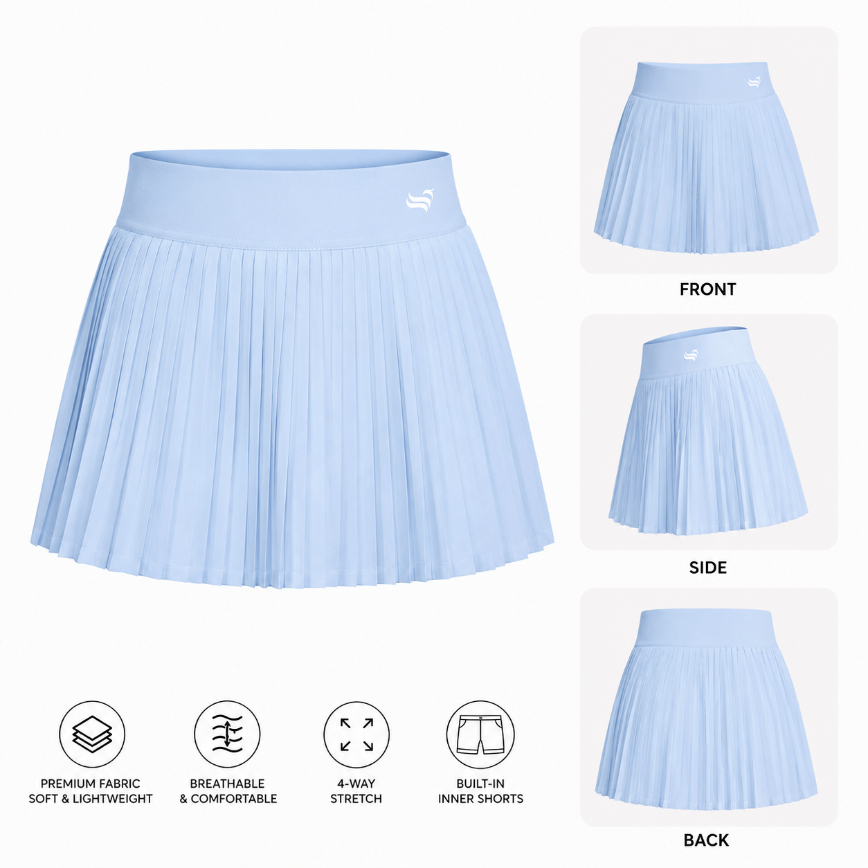 Ace Pleated Court Set