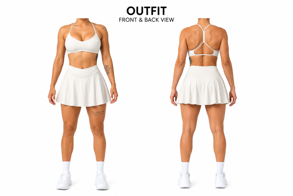 Ivory Skirt Set