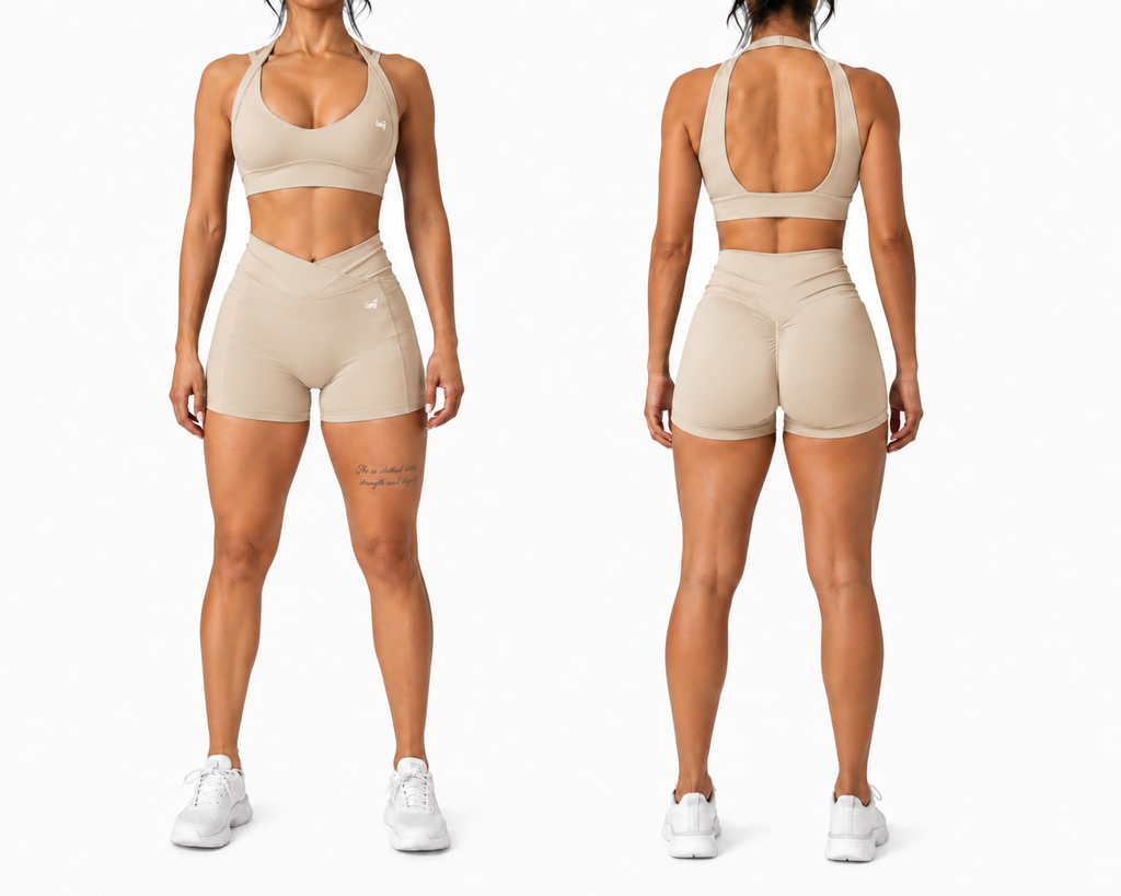 Ignite 3-Piece Zip Set Beige