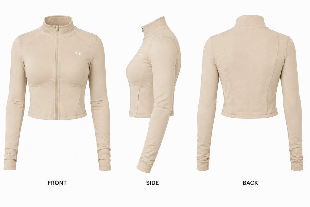 Ignite 3-Piece Zip Set Beige