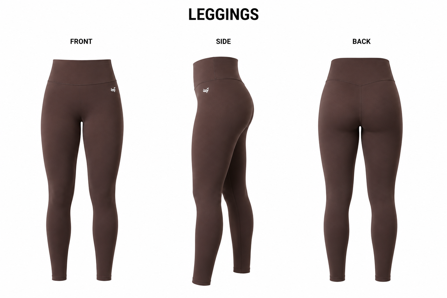 Grove Ruched Legging Set Brown